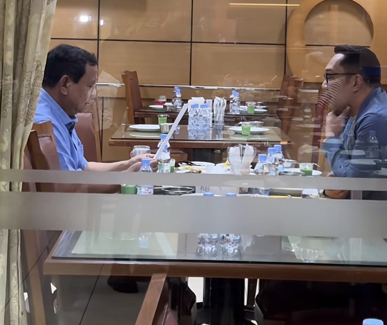 Prabowo dan Ridwan Kamil, Makan Malam bersama di GARUDA