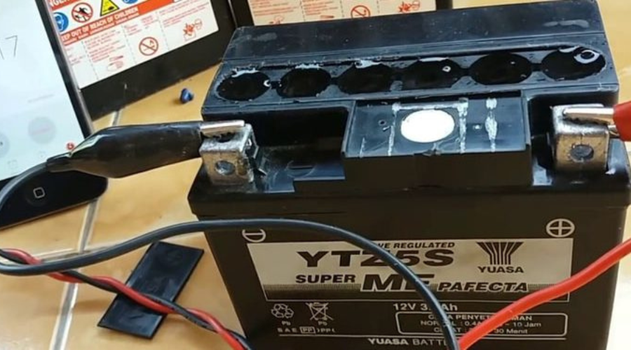 Aki Motor Rusak