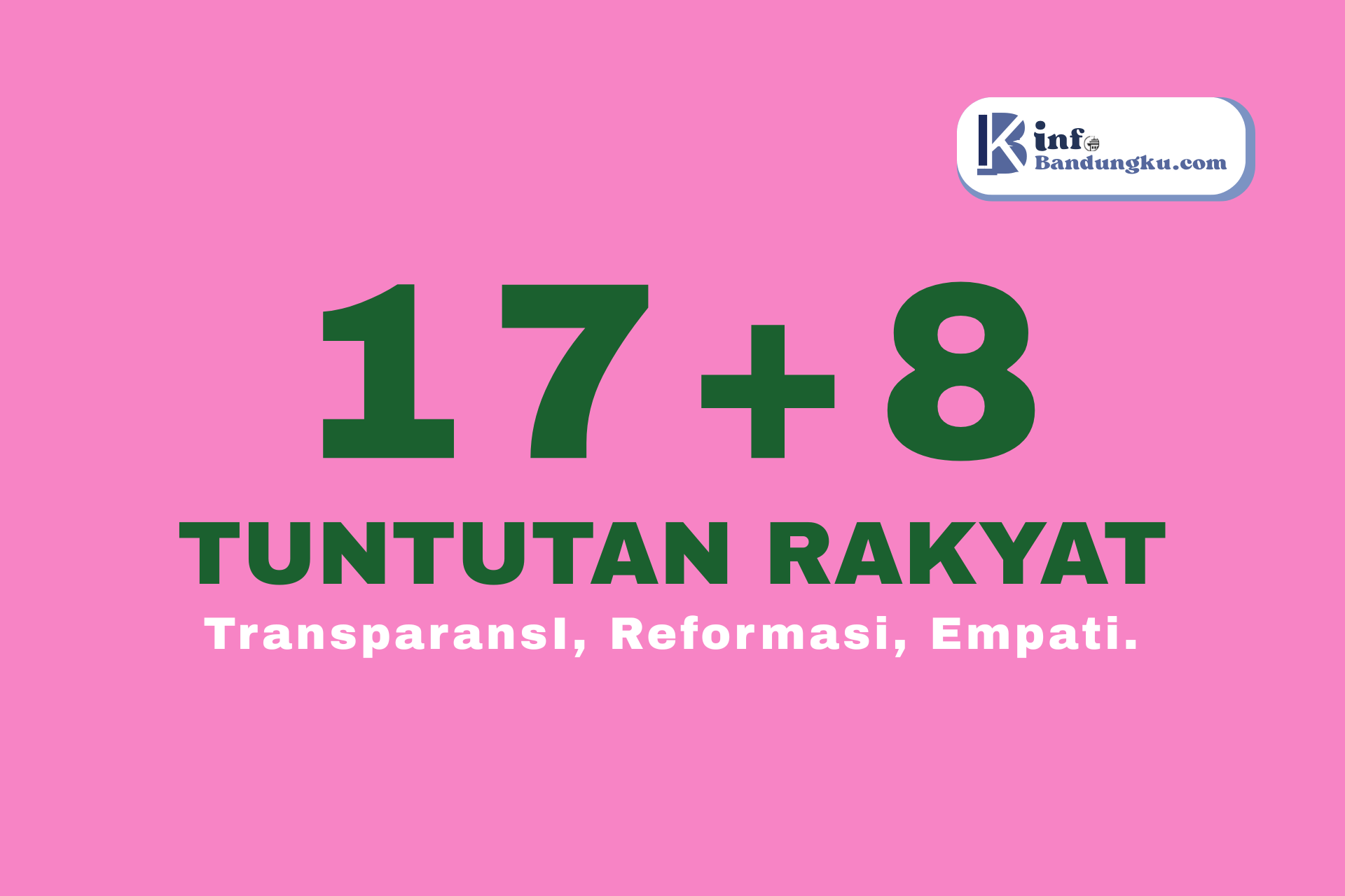 17+8 tuntutan Rakyat